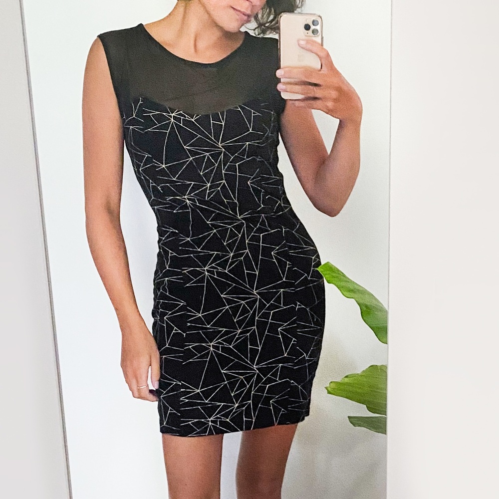 Geometric Bodycon Dress